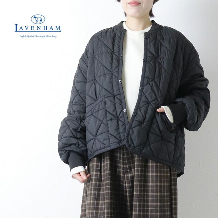 ラベンハム LAVENHAM ウォッシュドボンバージャケット ウィメンズ LV12113 イギリス製 ブルゾン キルティング 中綿 アウター レディース 2025秋冬
