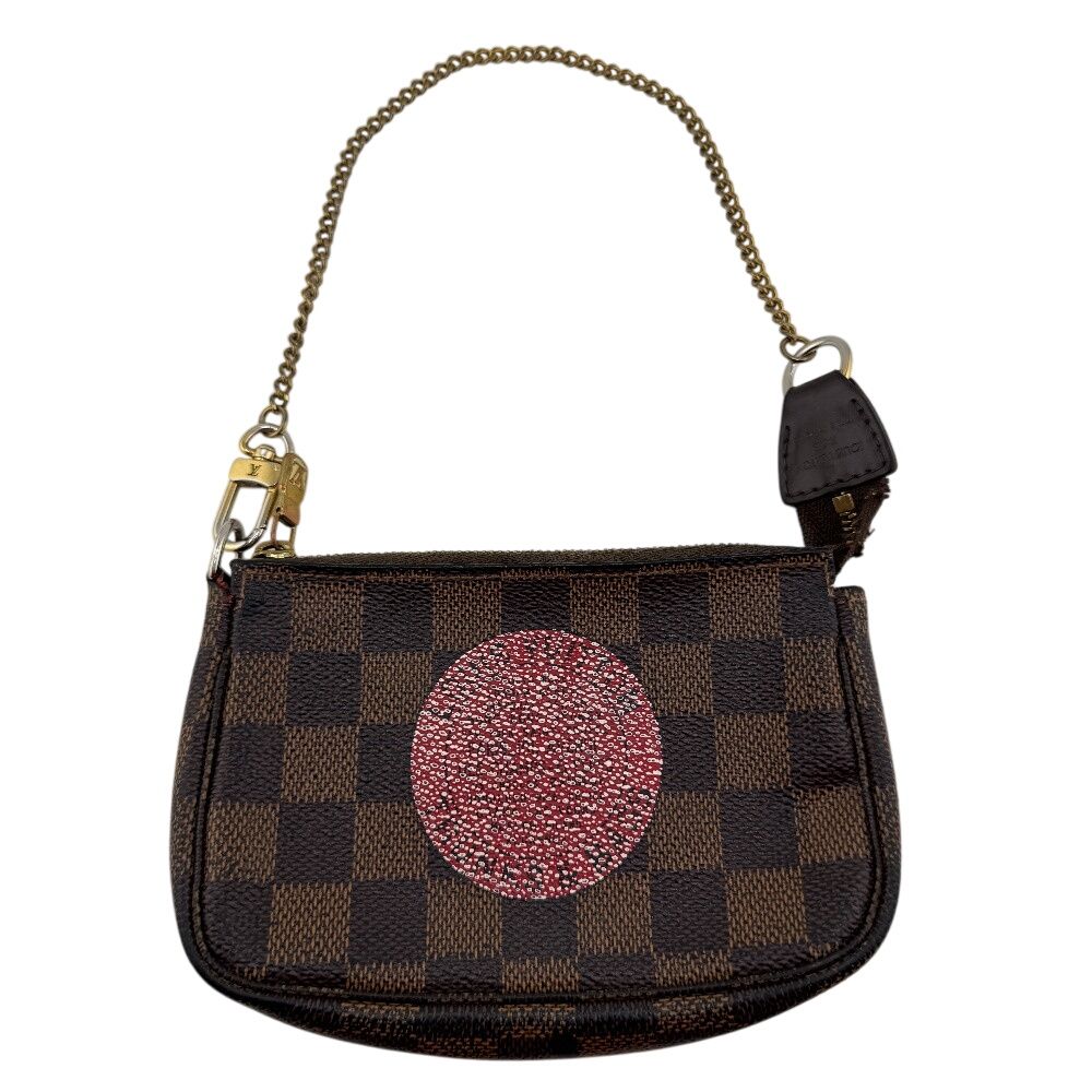 LOUIS VUITTONルイヴィトン ルイヴィトン N58011 ミニポシェットアクセソワール ダミエ ポーチ 小物入れ ブラウン レディース