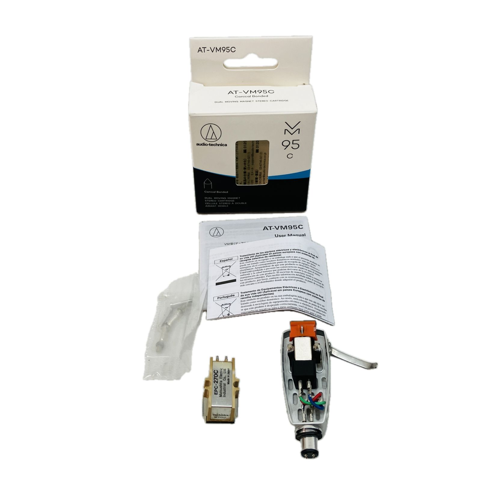  Technics SL D 3 ターンテーブル audio technica AT VM 95 C他 カートリッジ3つ付き ダイレクトドライブ テクニクス オーディオ レコードプレーヤー本体 レコードプレーヤー