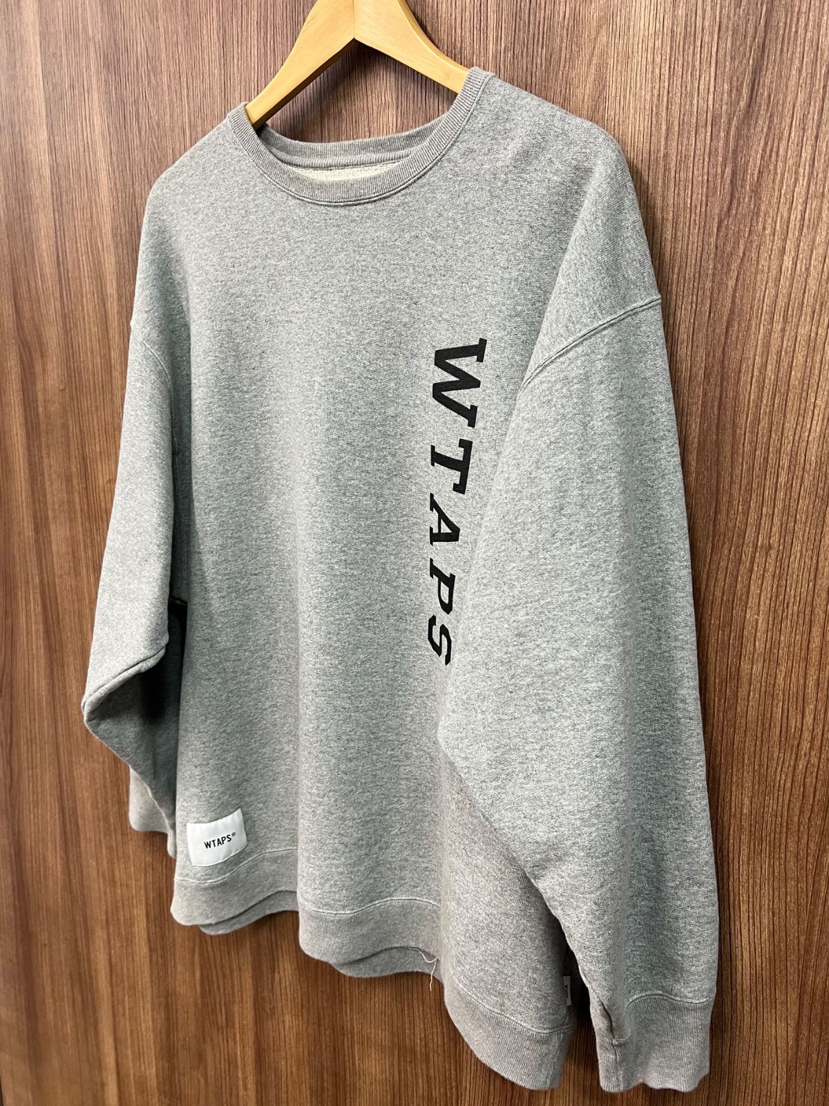 WTAPS ダブルタップス DESIGN 01 SWEATER COTTON.COLLEGE クルーネック