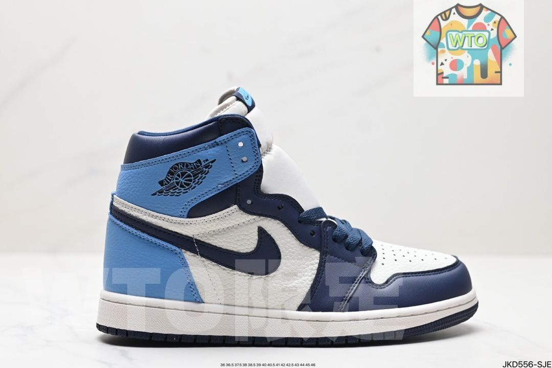 ナイキ エアジョーダン1 レトロ ハイ OG オブシディアン ユニバーシティ ブルー555088-140