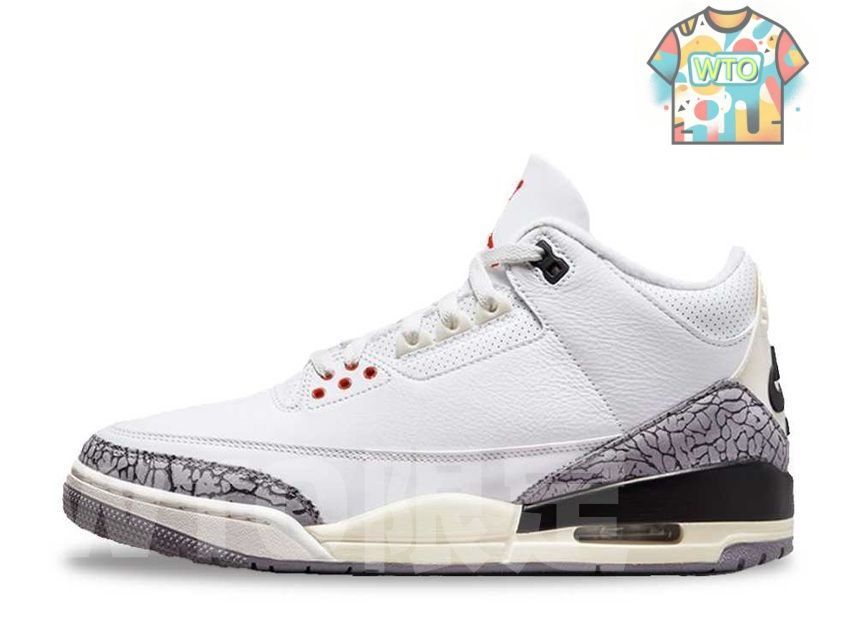 ナイキ エアジョーダン3 レトロ ホワイトセメント リイマジンドDN3707-100