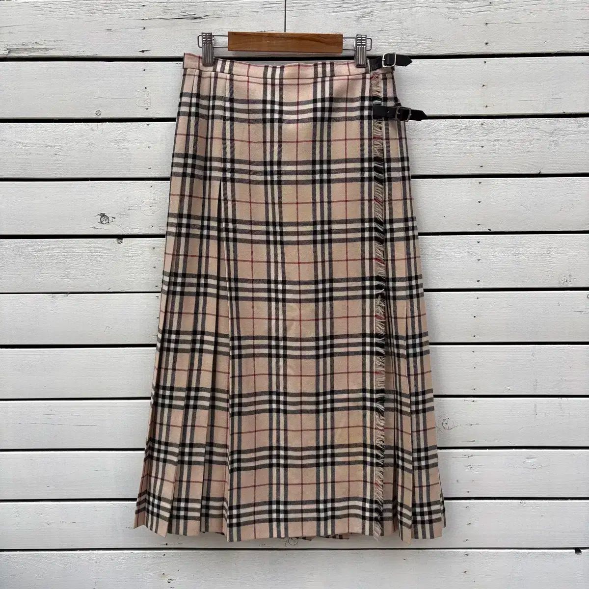 BURBERRY バーバリー ノヴァチェック ラップ スカート