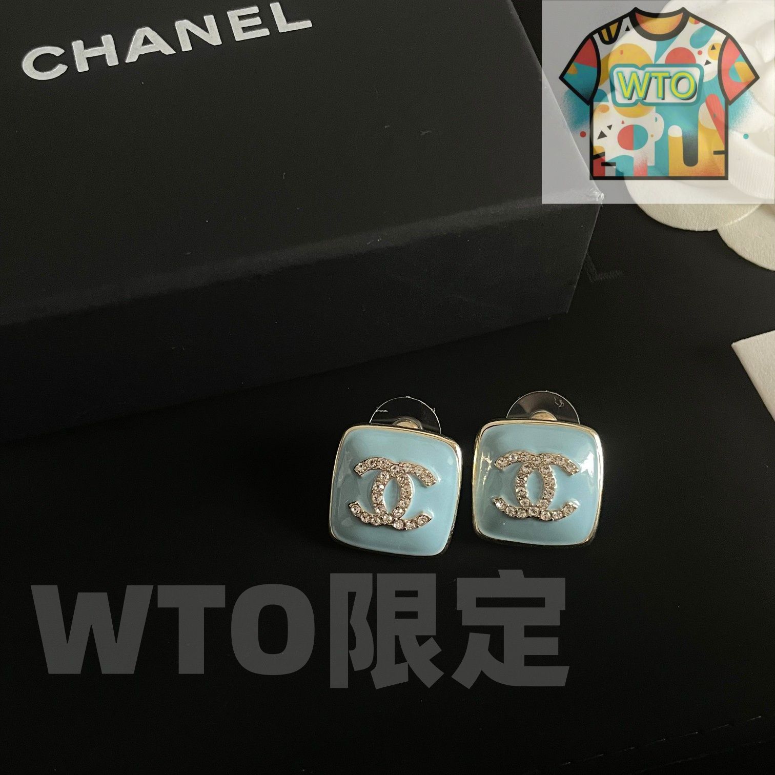  WTO通販 Chanel ヴィンテージ ダブル C ピアス 在庫 価格-WTO輸入-KUT 23 イヤリング ノンホールピアス アクセサリー