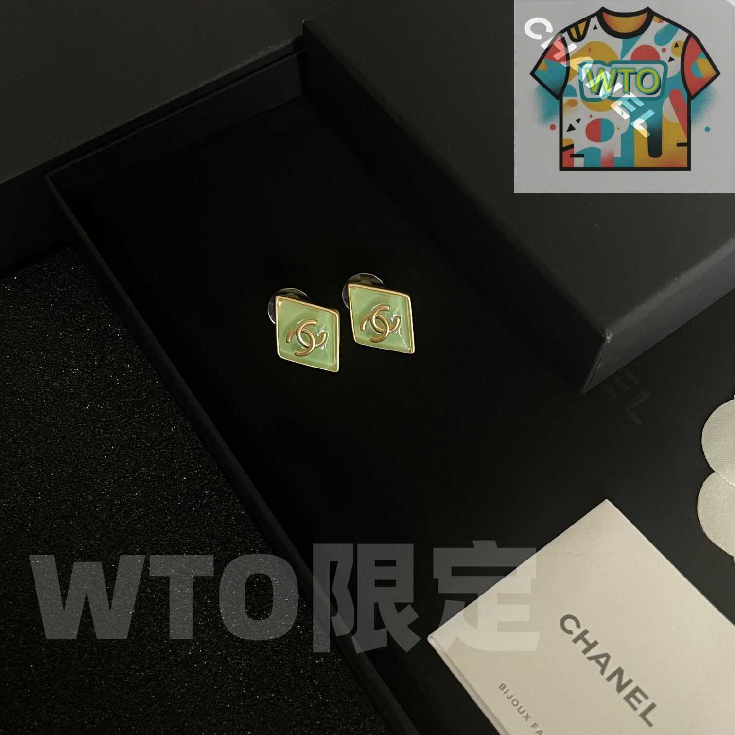  WTO通販 Chanel ヴィンテージ ダブル C ピアス 在庫 価格-WTO輸入-YNA 85 イヤリング ノンホールピアス アクセサリー