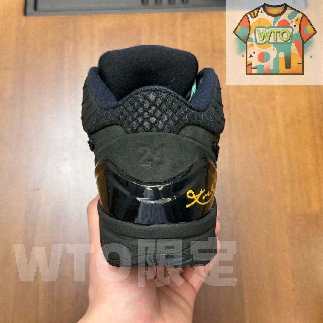 大 Nike Kobe 6 black mamba ナイキ-WTO輸入1