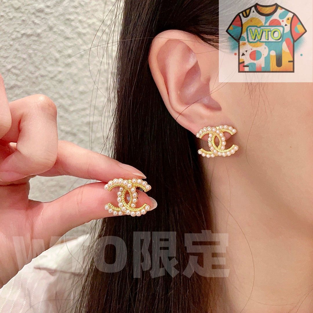 WTO通販 Chanel ヴィンテージ アルファベット ピアス 価格-WTO輸入-NMT49