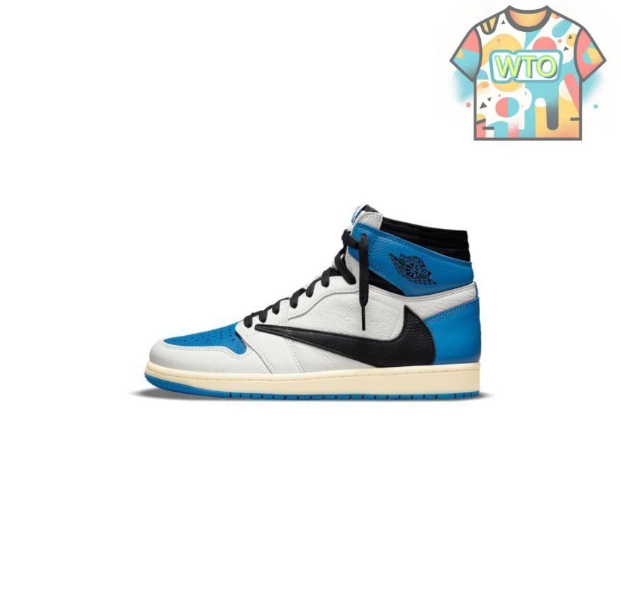 TRAVIS SCOTT NIKE AIR JORDAN 1 HIGH BLUE ナイキ DH 3227 105