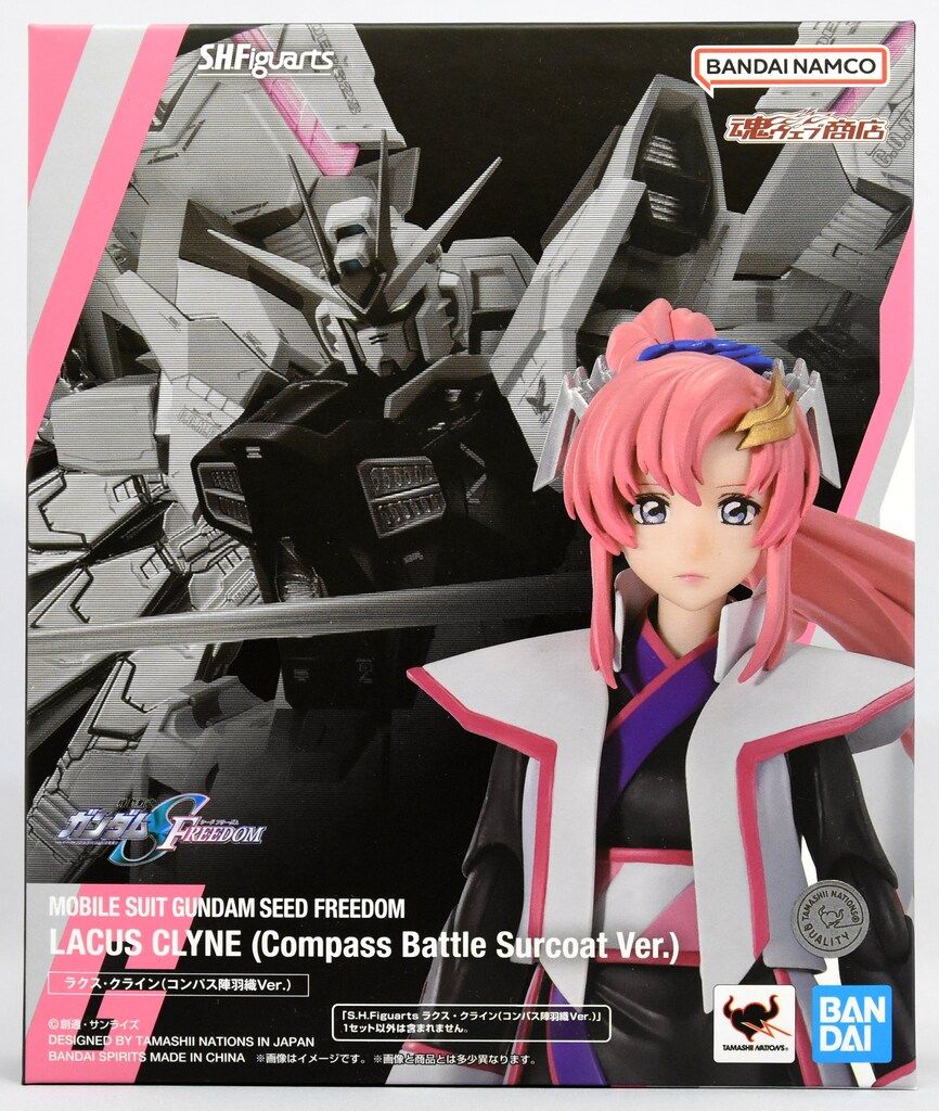 美品フィギュアーツガンダムSEED freedomラクスクラインコンパス陣羽織 BANDAI SPIRITS S.H.Figuarts 機動戦士ガンダムSEED FREEDOM ラクス