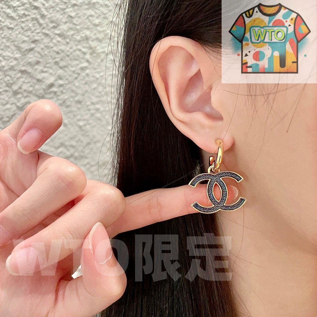 WTO通販 Chanel ヴィンテージ アルファベットピアス 価格-WTO輸入-DBY 95