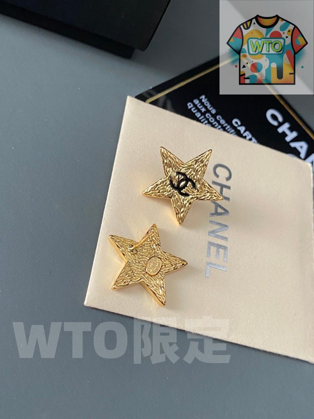  WTO通販 Chanel ヴィンテージ ピアス 在庫 価格 WTO輸入 FJI 43 イヤリング ノンホールピアス アクセサリー