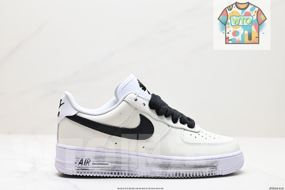 ピースマイナスワン × ナイキ エアフォース1 ロー パラノイズ ホワイト ブラック ジードラゴン-WTO輸入1