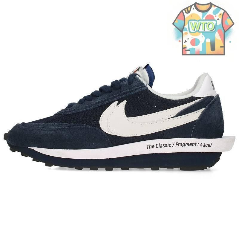 フラグメント × サカイ × ナイキ LD ワッフル ブラックエンデッド ブルーDH2684-400-WTO輸入1