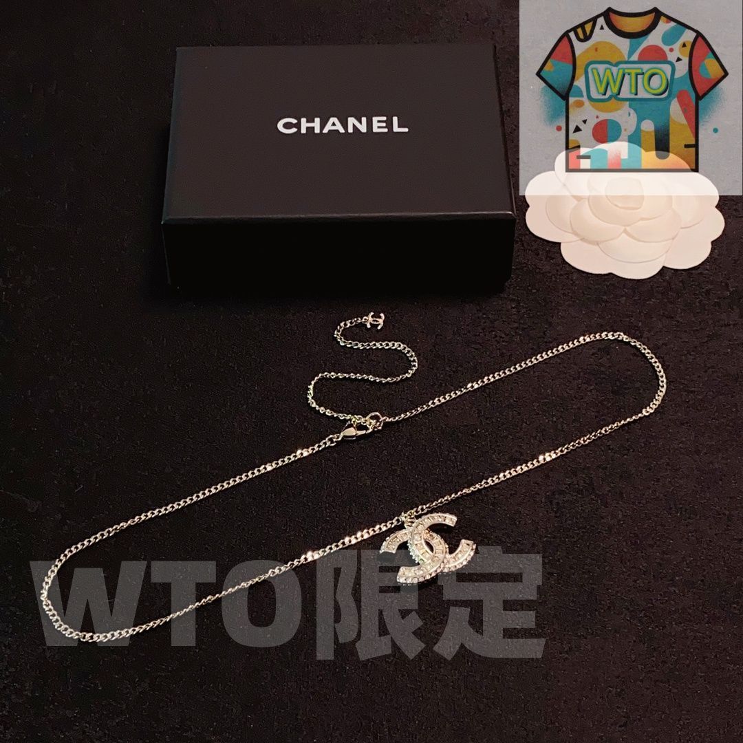  WTO通販 Chanel 最新ダイヤ満飾り ペンダントネックレス 在庫 価格-WTO輸入-SJN 39 イヤリング ノンホールピアス アクセサリー