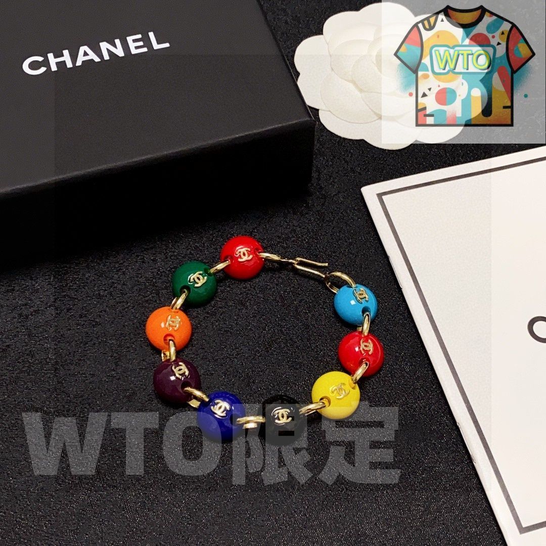  WTO通販 Chanel 最新モデル ダブル C カラフルビーズ ピーポー ブレスレット 在庫 価格-WTO輸入-YEU 67 イヤリング ノンホールピアス アクセサリー