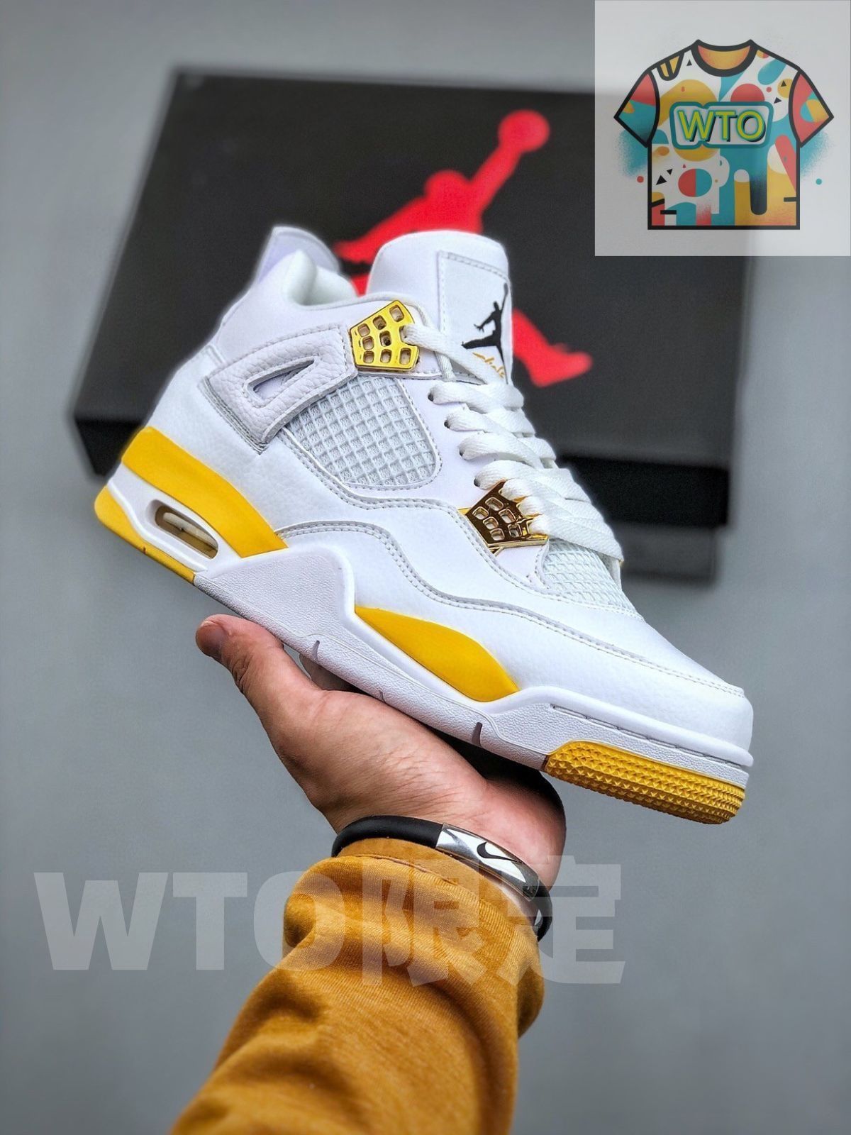 お げ 即 Nike air jordan 4 retro wnns vivid sulfura ナイキ