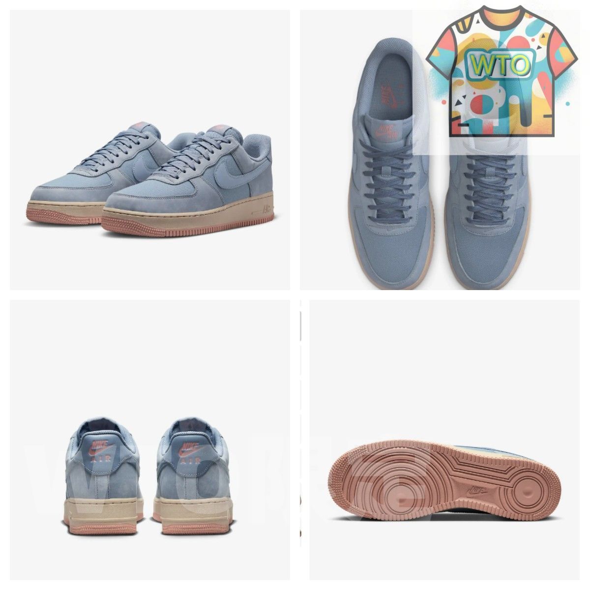 ナイキ エアフォース1 ロー アシェンスレートFB8876-400