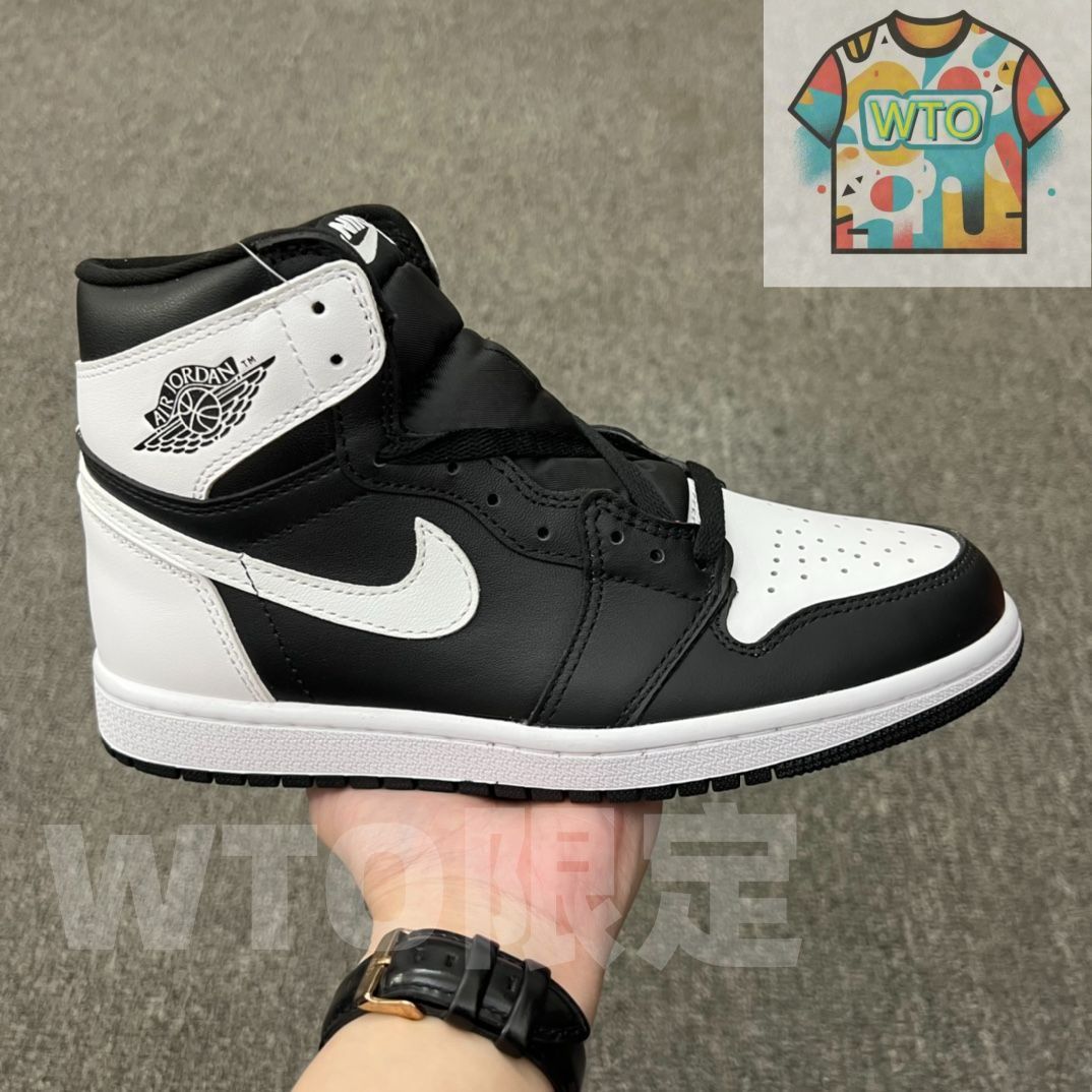 ナイキ エアジョーダン1 レトロ ハイ OG ブラック ホワイトDZ5485-010