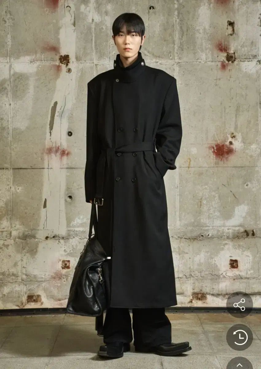 kkst リンクスストーン ハイネック トレンチ コート ブラック XL