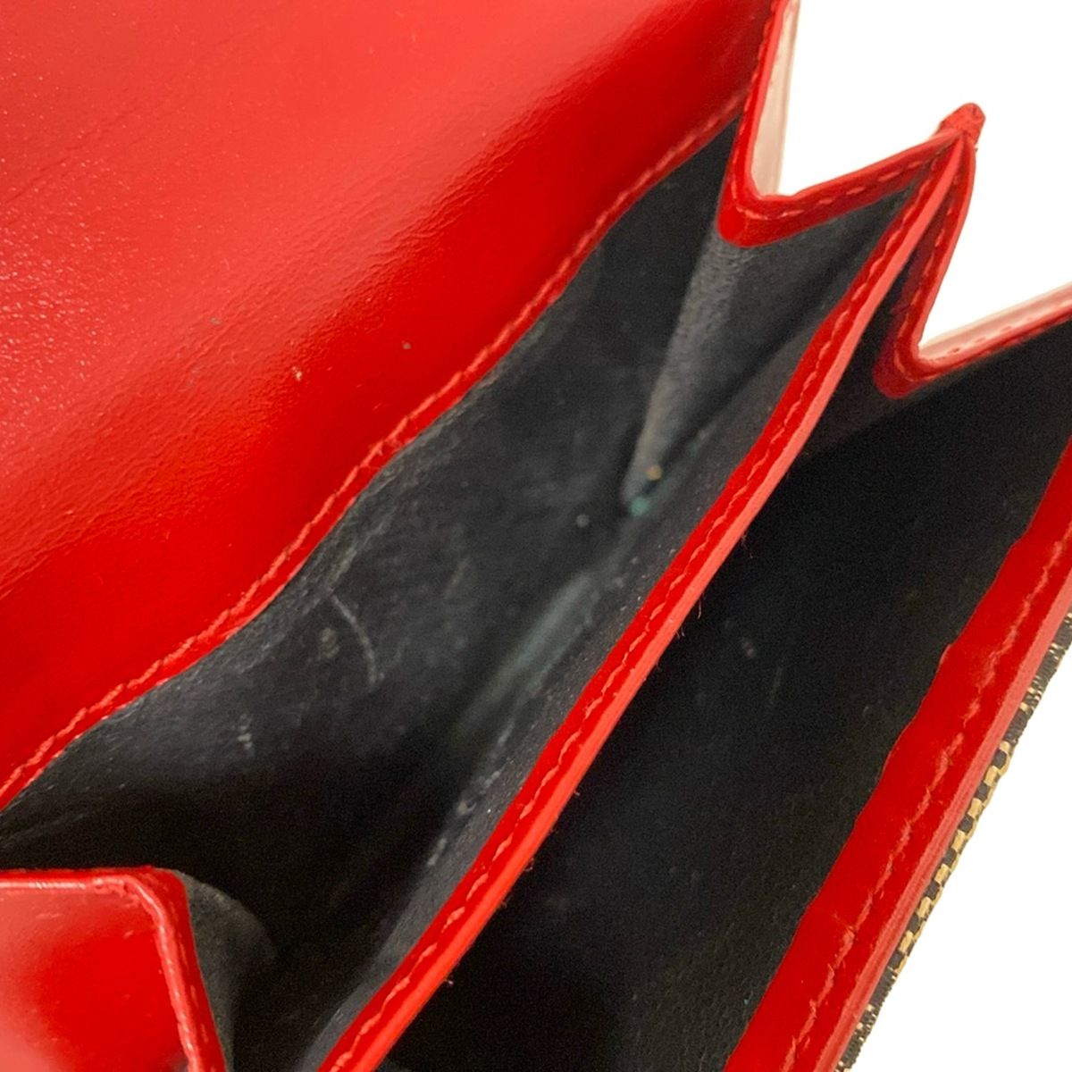 希少✨GUCCI グッチ GG柄 ジャッキー 二つ折り財布 レッド レザー GUCCI グッチ 財布 二つ折り 折財布 折り財布 レディース GG柄