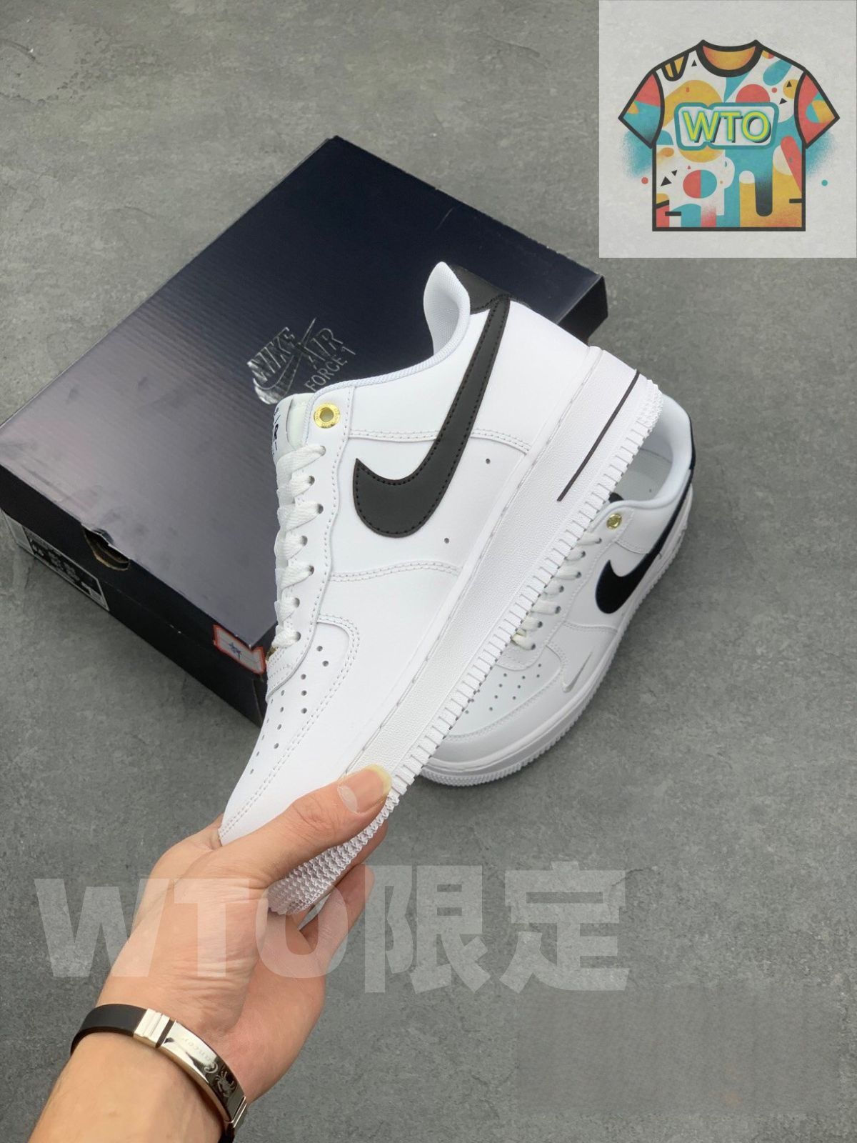  お げ 即 Nike Air Force 1 Low 07 LV 8 40 th Anniversary White Black ナイキ WTO輸入1 スニーカー 靴