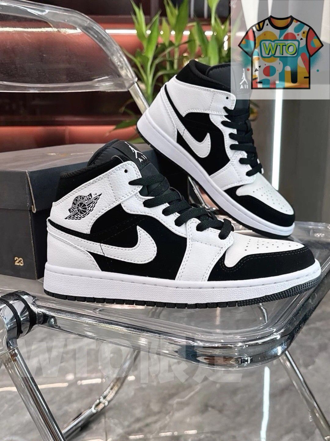 お げ 即 Nike Air Jordan AJ1 Mid 男女兼用 ジョーダン