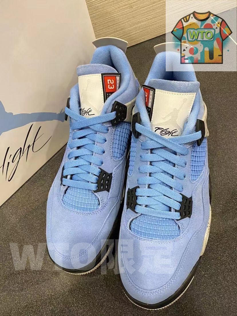 NIKE AIR JORDAN 4 RETRO ナイキ エア ジョーダン 4 レトロ UNIVERSITY BLUE TECH GREY WHITE BLACK ct8527-40