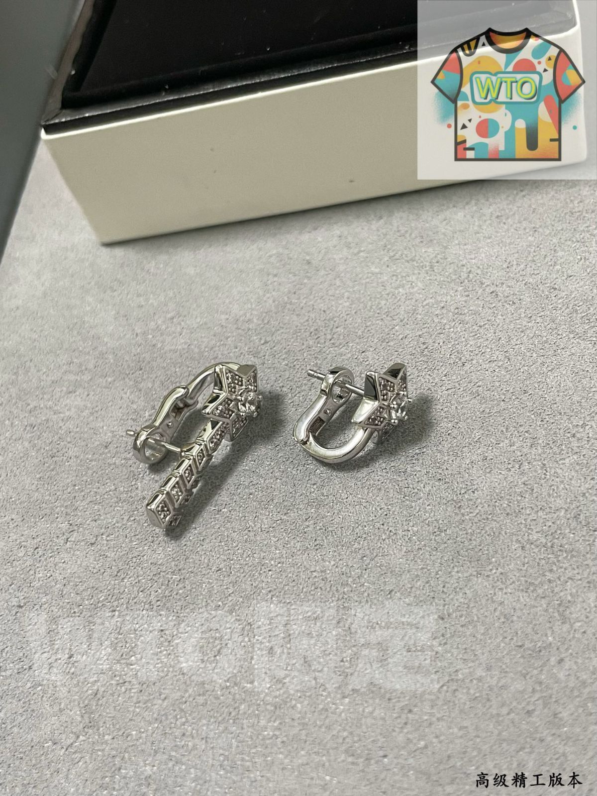  WTO通販 CHANEL 金メタル AB コメットイヤリング-WTO輸入-WQP 68 イヤリング ノンホールピアス アクセサリー