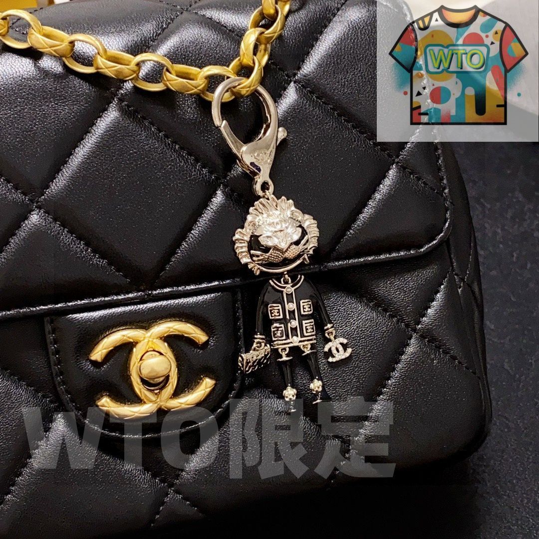 WTO通販 CHANEL 水鑽ライオン カラフルバッグ キーホルダー-WTO輸入-WWP50