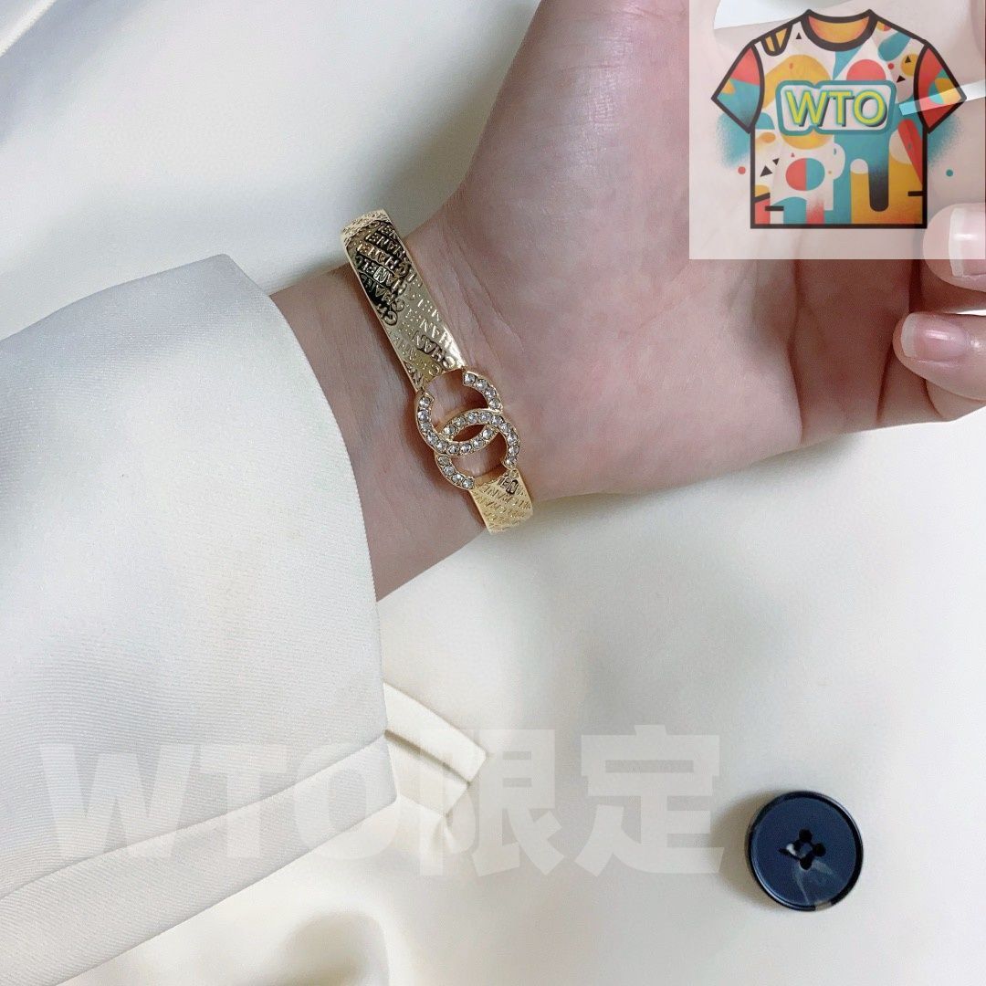 WTO通販 CHANEL 最新モデル C サイン ローゼゴールド ブレスレット マイクロセット ストーン-WTO輸入-NRK 07