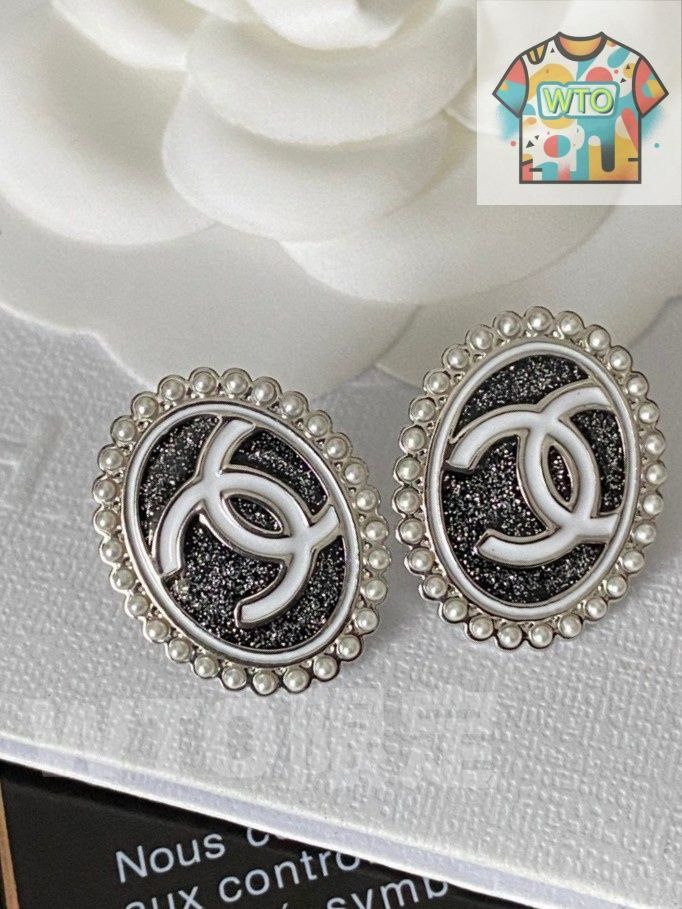 CHANEL リングパールサンフラワーレターイヤリング