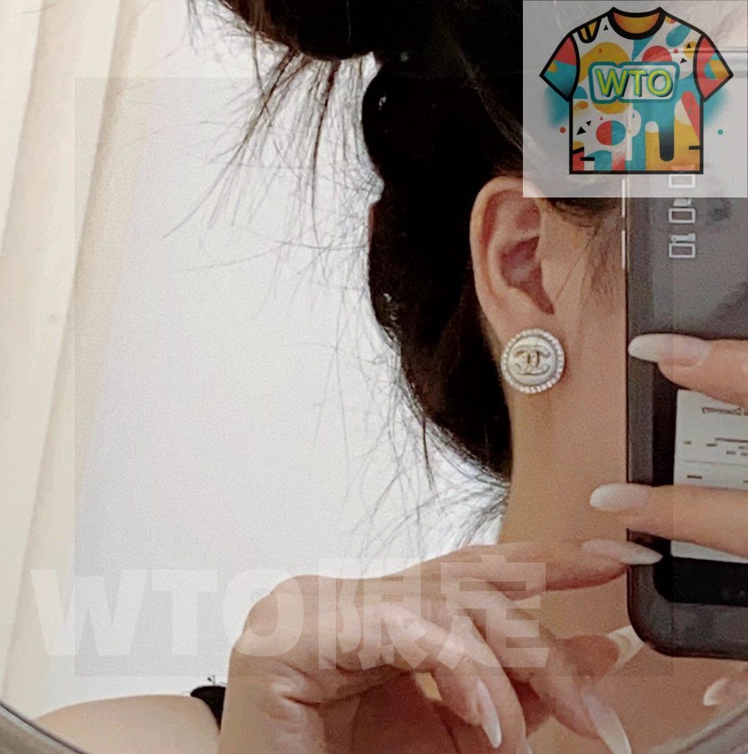 WTO通販 Chanel シャネル ダブル C イヤリング-WTO輸入-ZRF 00