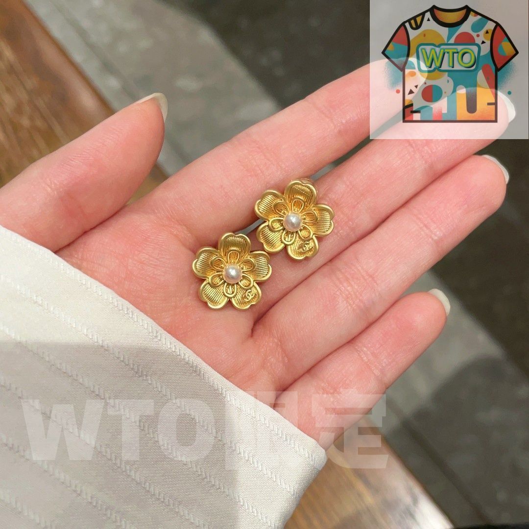  WTO通販 Chanel ヴィンテージ イヤリング 在庫-WTO輸入-MHV 63 イヤリング ノンホールピアス アクセサリー