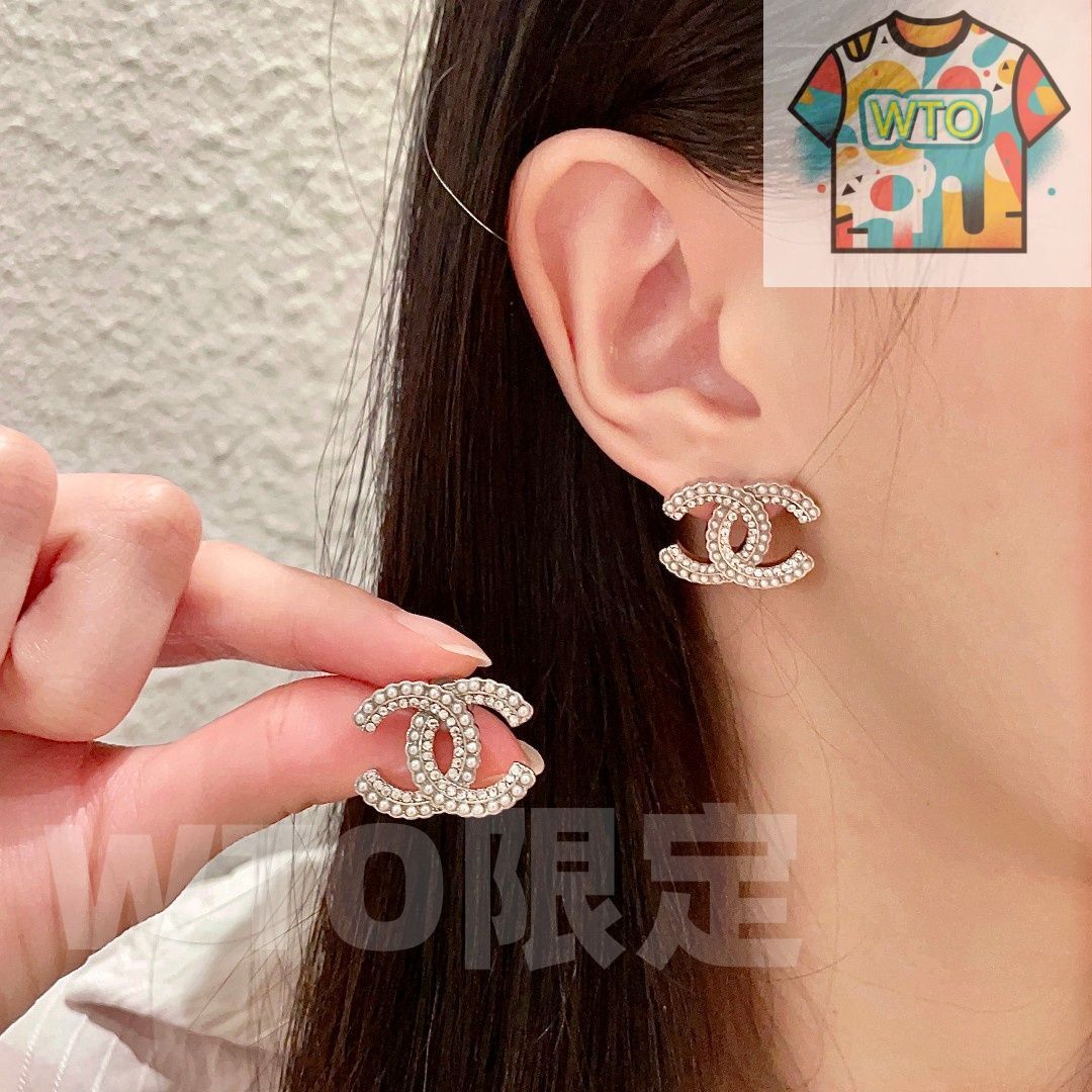 WTO通販 CHANEL シャネル ダブル C イヤリング オリジナルロゴリプリカ 在庫 価格 -WTO輸入-DER 14