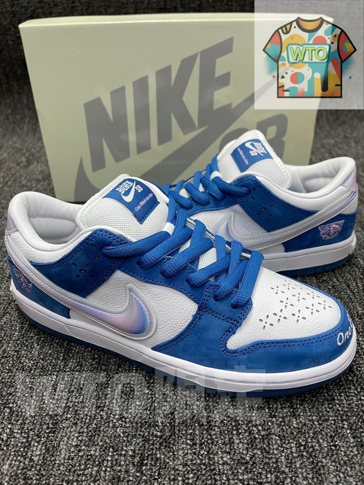 Nike ボーンレイズド × ナイキ SB ダンク ロー プロ QS ワン ブロック アット ア タイム ナイキ FN7819-400 メンズ スニーカー ランニングシューズ 21SN-FN7819-400