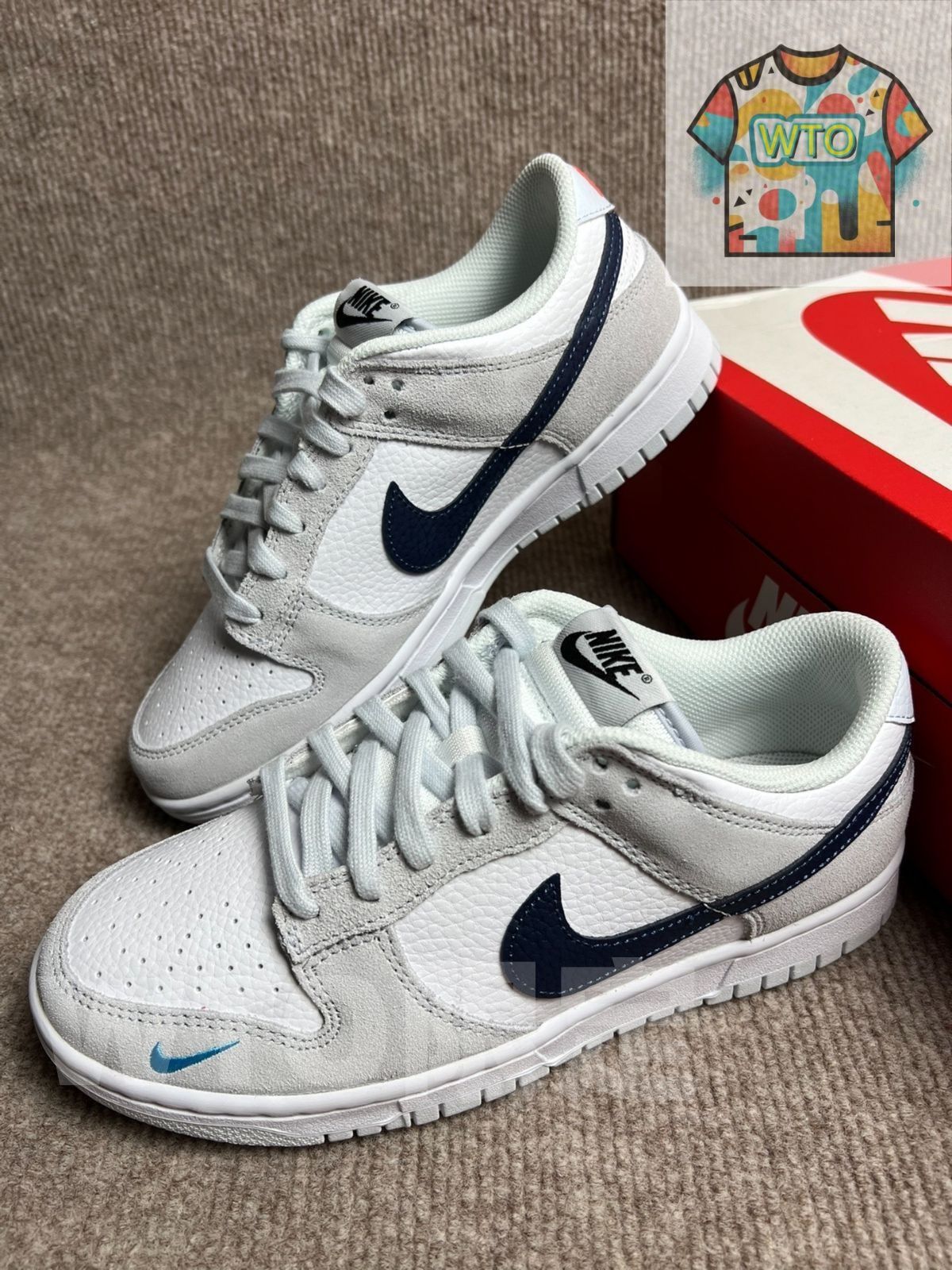 Nike ナイキ ダンクロー ミニ スウッシュ グレー ネイビー ナイキ ナイキ ダンクロー ミニ スウッシュ グレー ネイビー FJ4227-001 メンズ スニーカー ランニングシューズ 21SN-FJ4227-001