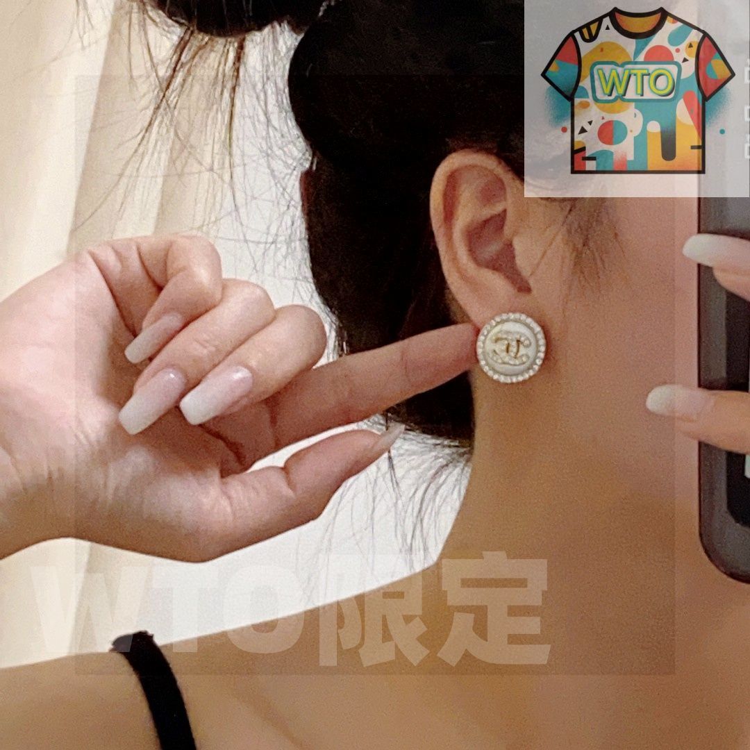 WTO通販 Chanel シャネル ダブル C イヤリング-WTO輸入-ZRF00