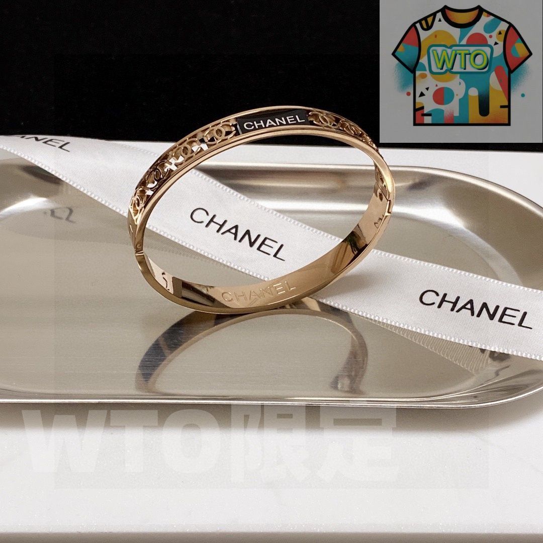 WTO通販 Chanel シャネル オープンワーク メタリック ブレスレット-WTO輸入-FYD 04