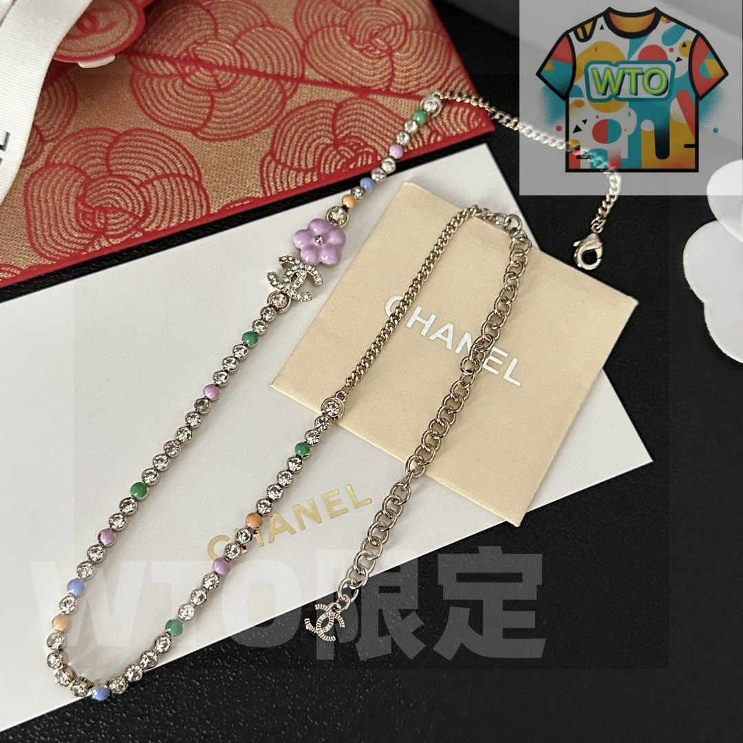 WTO通販 CHANEL ヴィンテージ アルファベットネックレス-WTO輸入-EDD 00