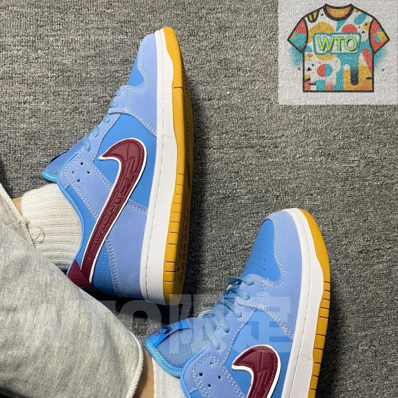 NIKE SB DUNK LOW PRO PHILLIES ナイキ SB ズーム ダンク ロー プロ VALOR BLUE TEAM MAROON dq4040-400