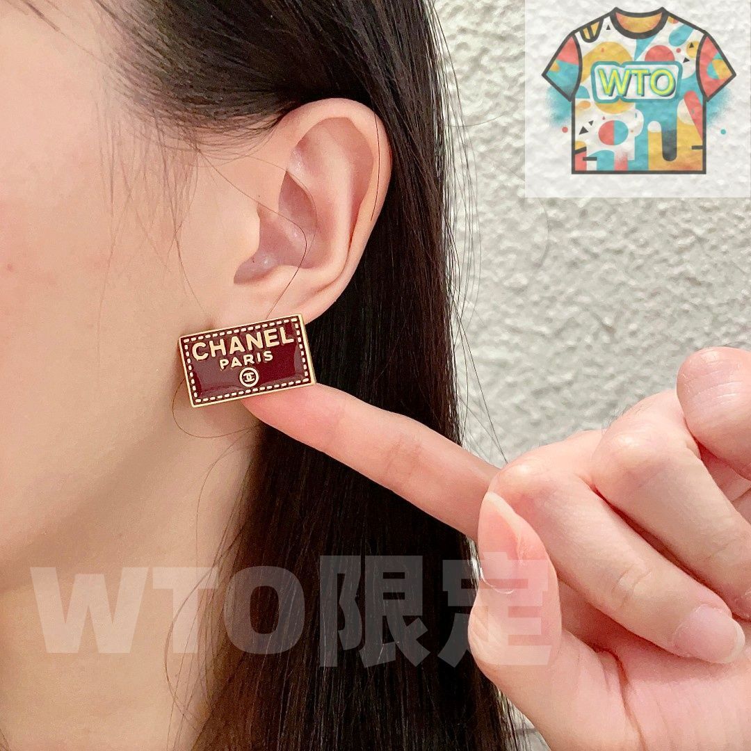 WTO通販 CHANEL ヴィンテージ アルファベットイヤリング-WTO輸入-JHP 73