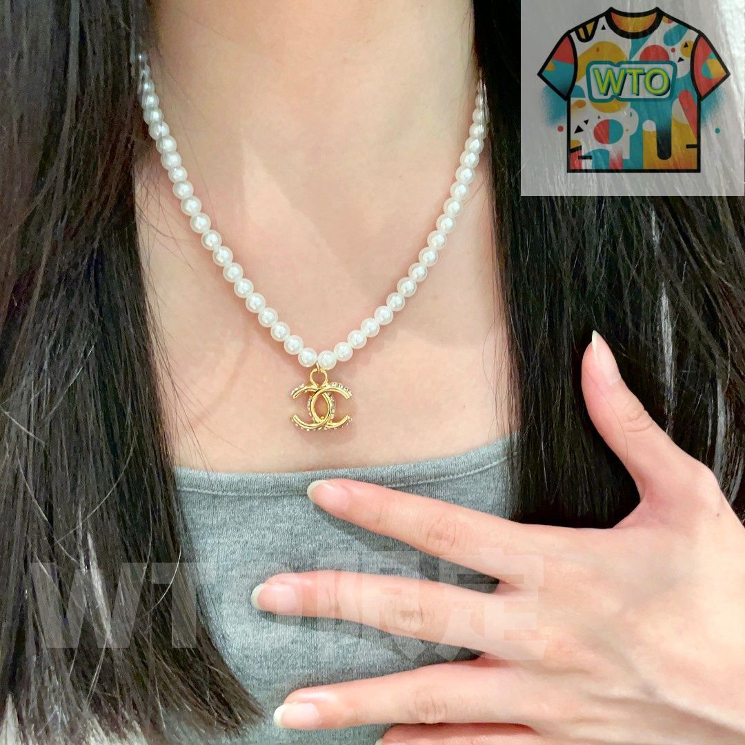 WTO通販 Chanel ヴィンテージ アルファベットネックレス 在庫-WTO輸入-KVZ 09