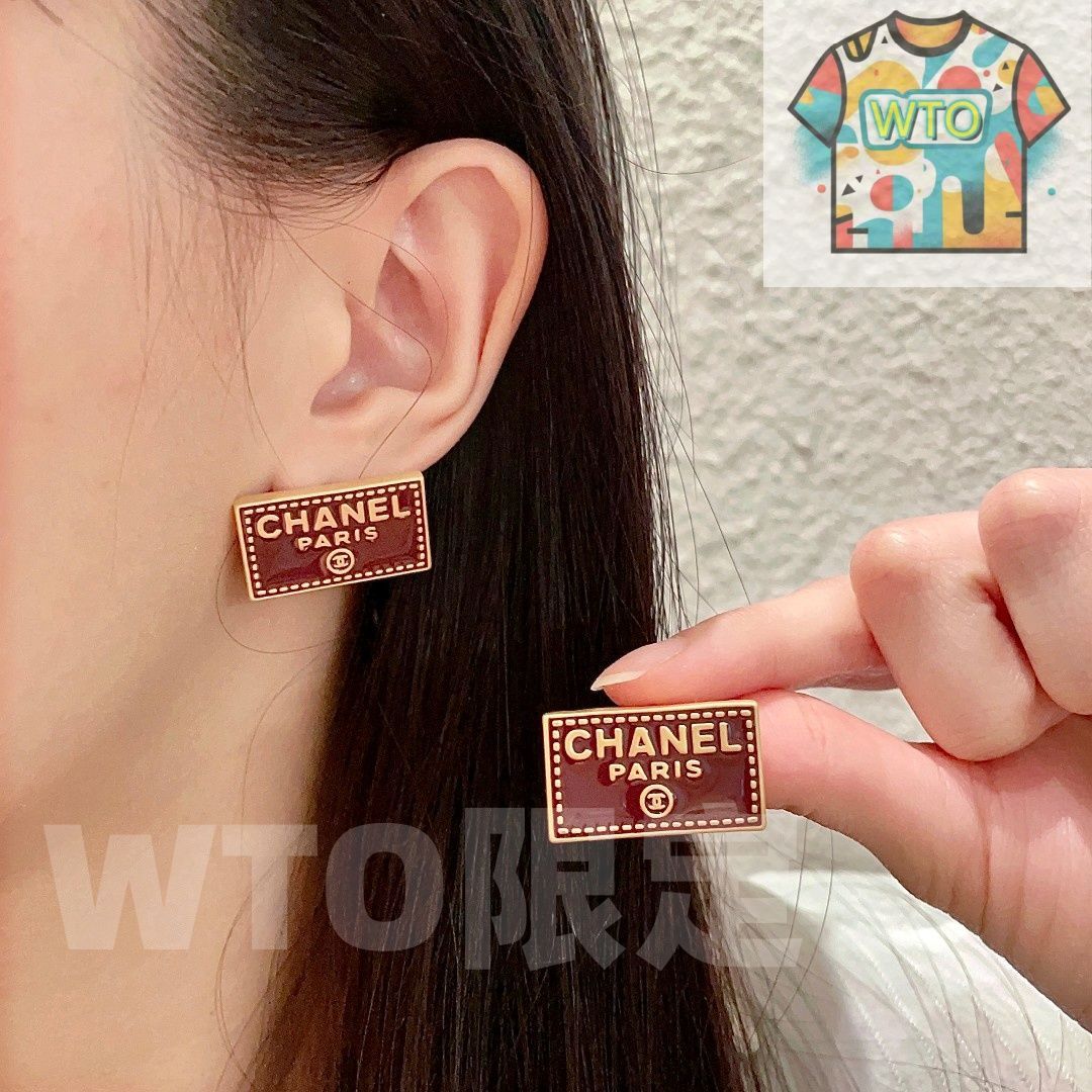 WTO通販 CHANEL ヴィンテージ アルファベットイヤリング-WTO輸入-JHP73