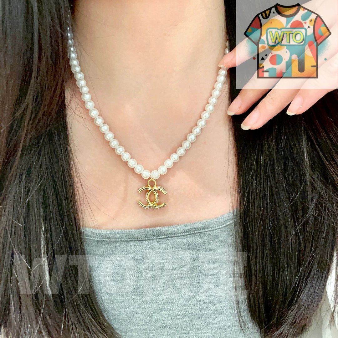 WTO通販 Chanel ヴィンテージ アルファベットネックレス 在庫-WTO輸入-KVZ09