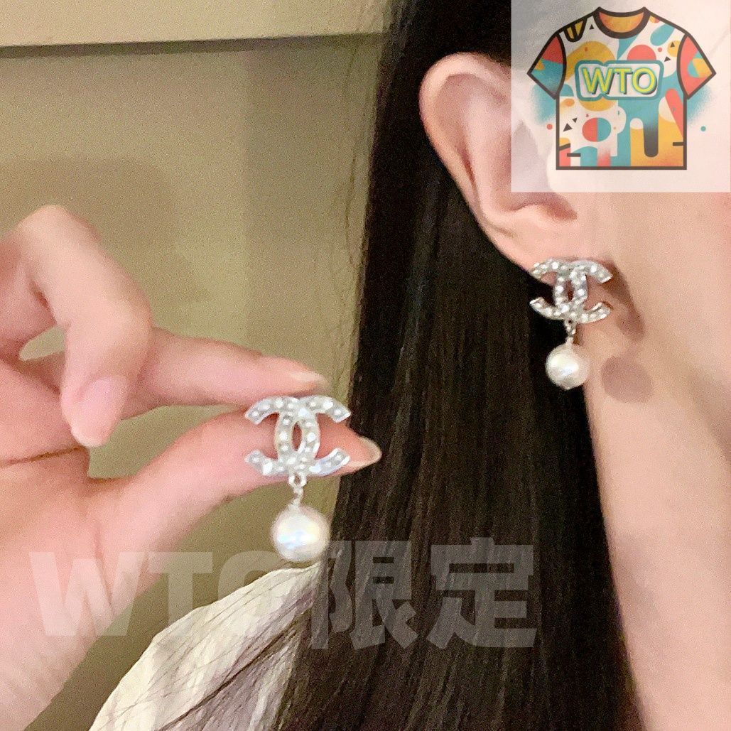 WTO通販 Chanel ダブル C イヤリング オリジナルリプリカロゴ 在庫 価格-WTO輸入-NUS29