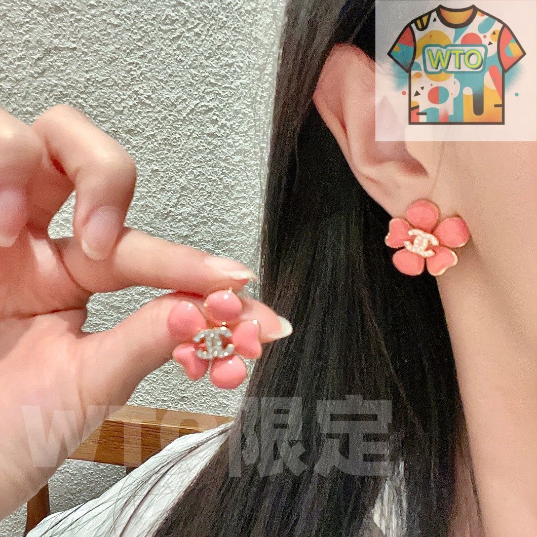 WTO通販 Chanel ダブル C イヤリング オリジナルリプリカロゴ 在庫 価格 WTO輸入 CET 07