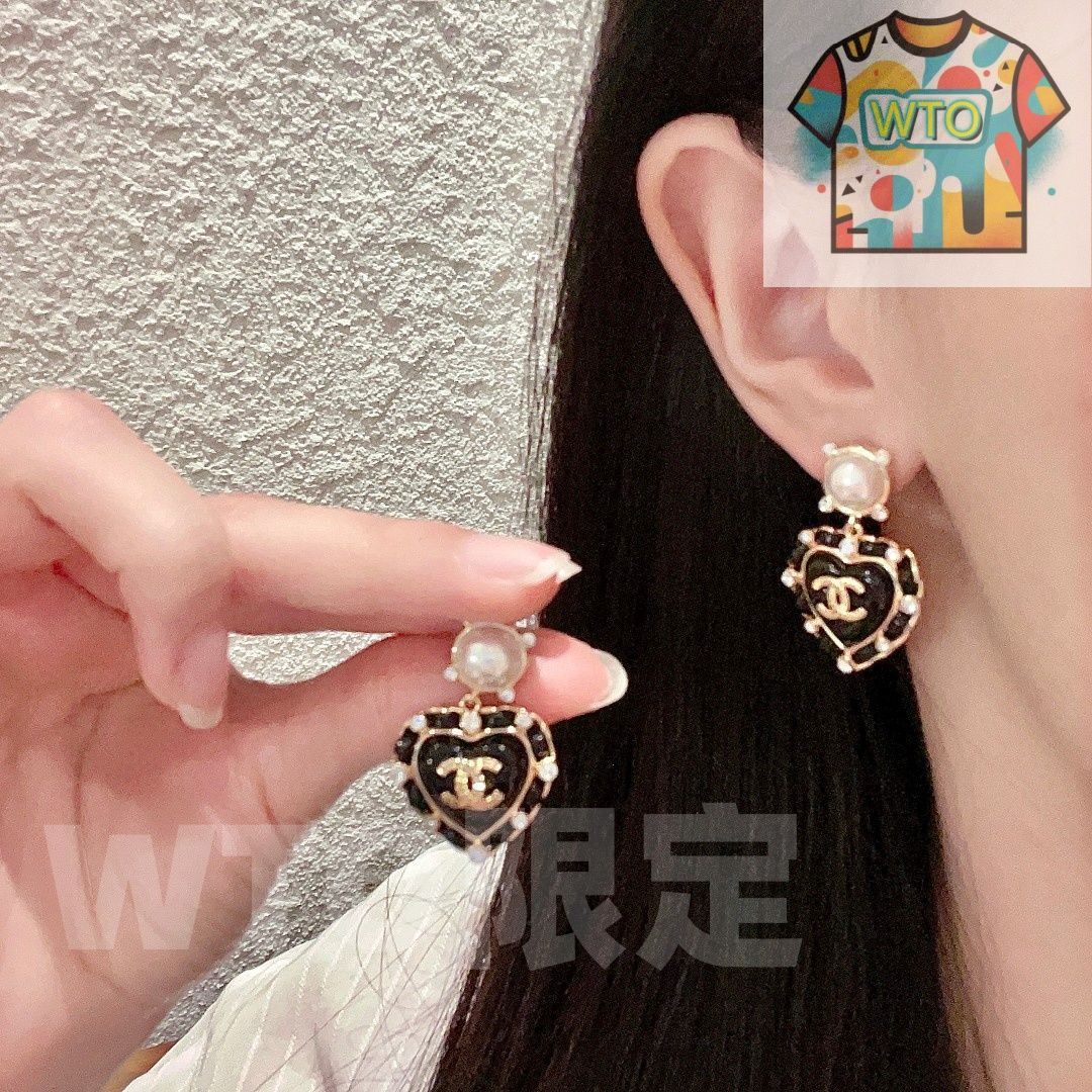 WTO通販 Chanel ダブル C イヤリング オリジナルリプリカロゴ 在庫 価格-WTO輸入-LNH05