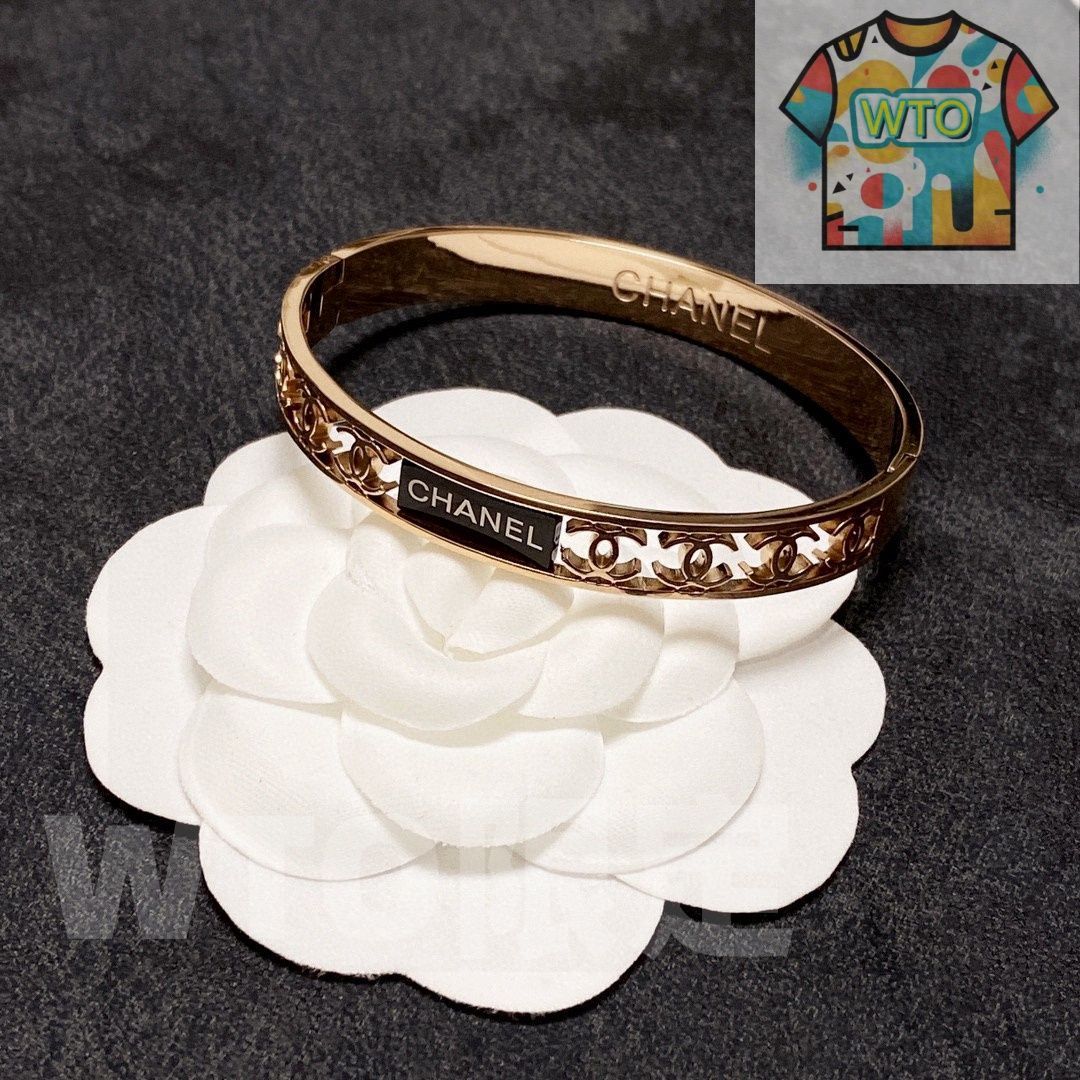  WTO通販 Chanel シャネル オープンワーク メタリック ブレスレット-WTO輸入-FYD 04 イヤリング ノンホールピアス アクセサリー