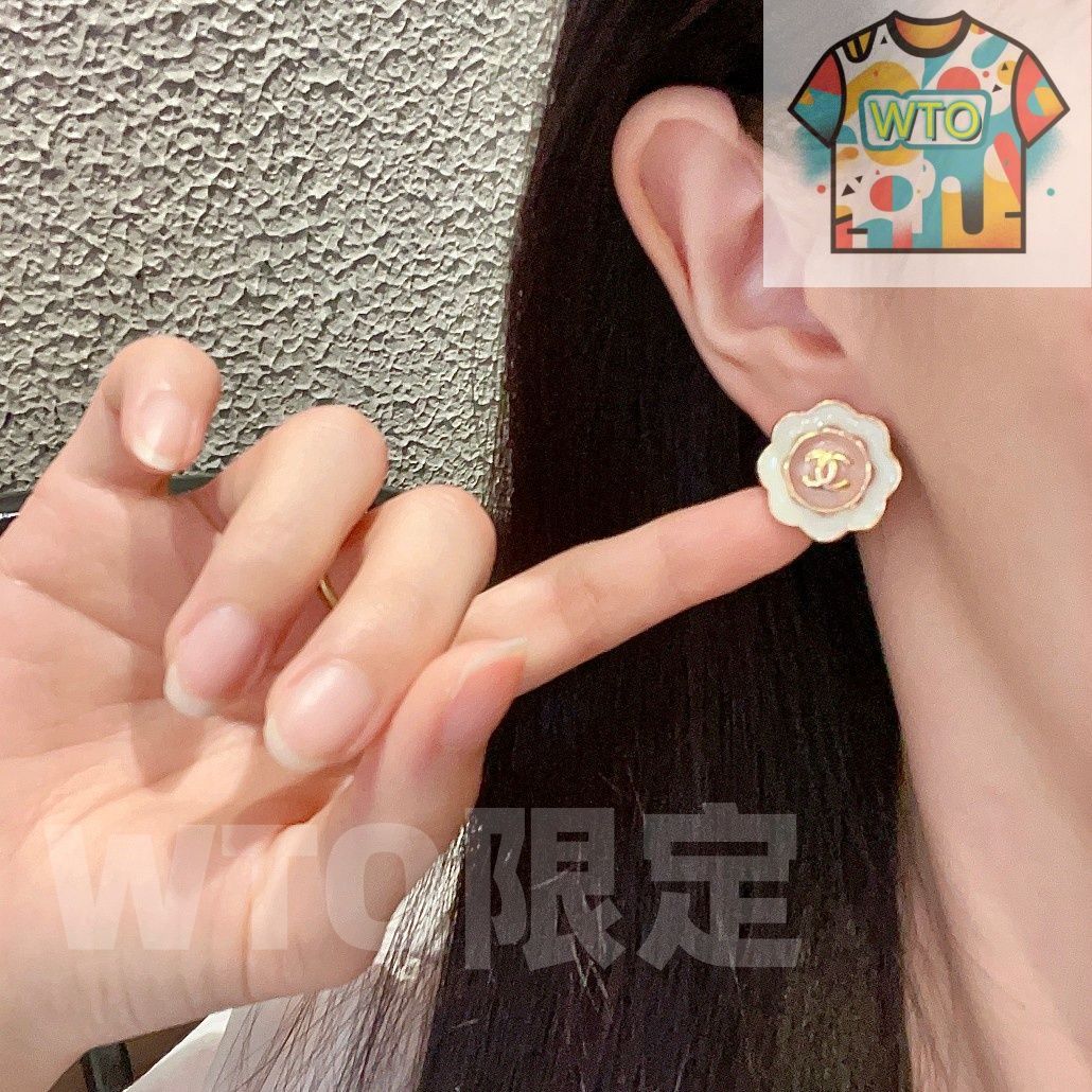 WTO通販 Chanel シャネル ヴィンテージ ダブル C イヤリング-WTO輸入-EUE 67