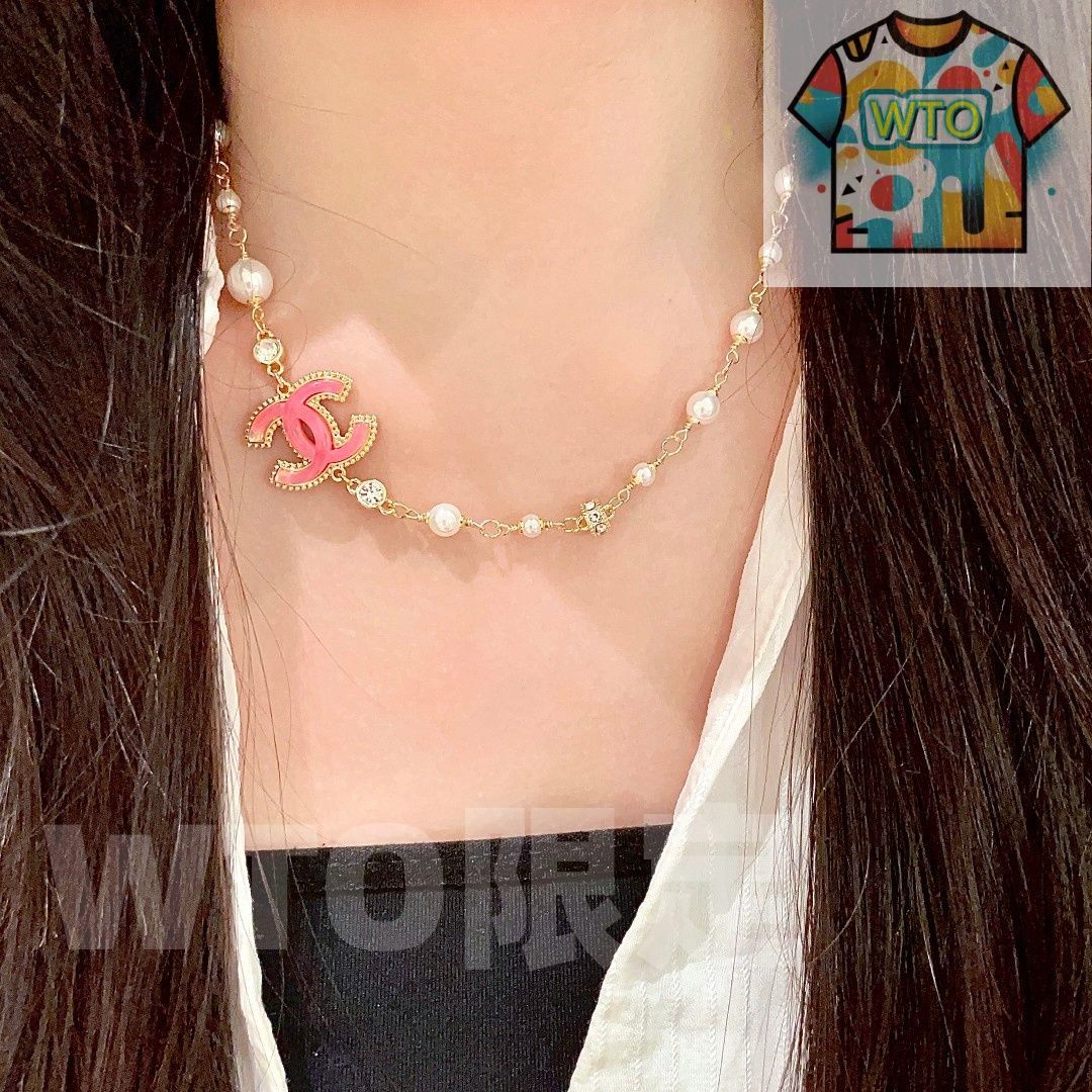 ヴィンテージ アルファベットネックレス-WTO輸入-AXT